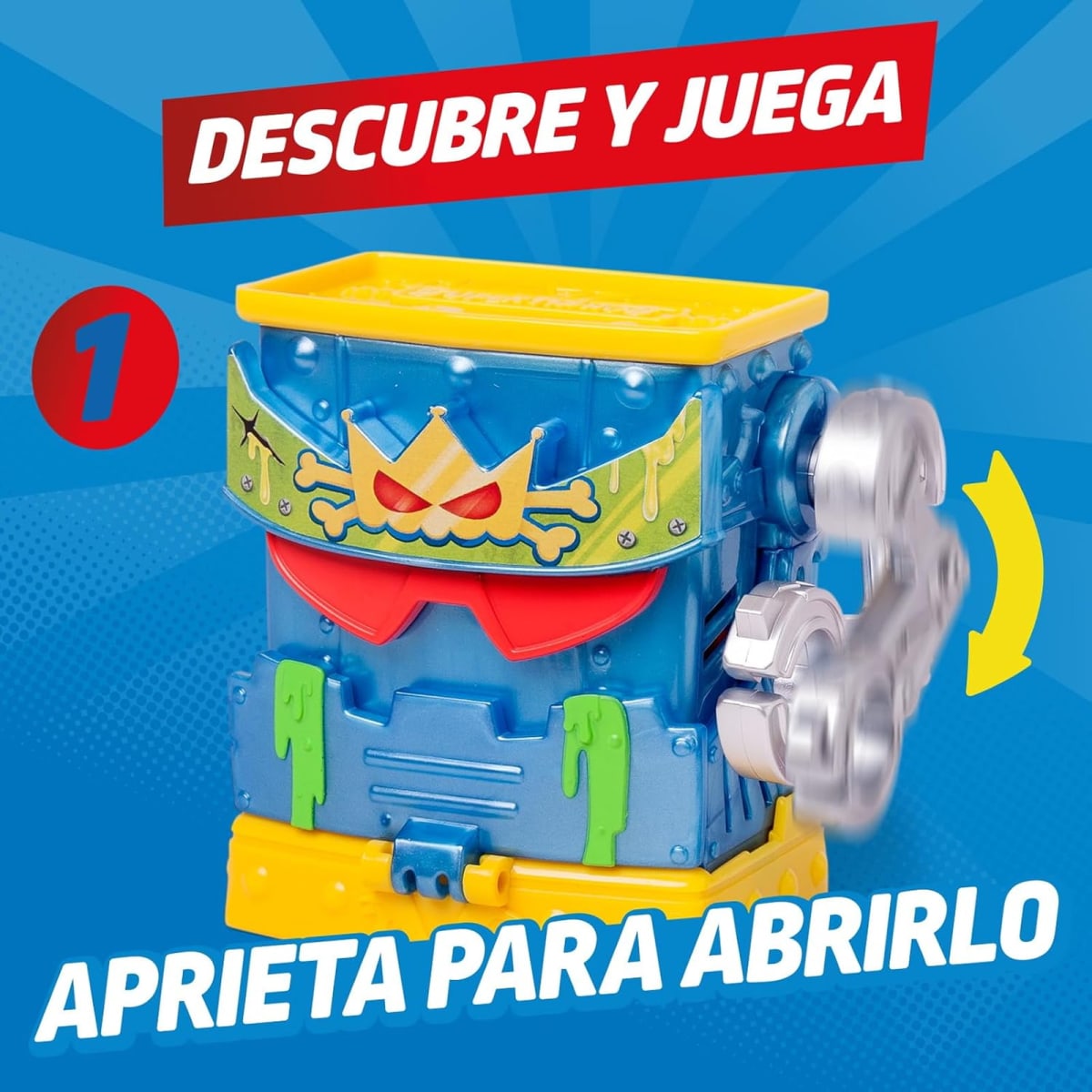 SUPERTHINGS - Cuartel General Con Mr King Exclusivo Y Vehículo, Juguete De Acción