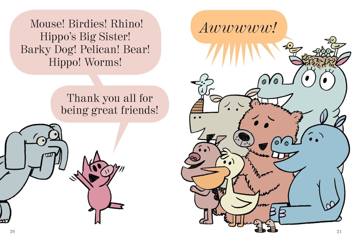 Elephant & Piggie #25: The Thank You Book, Hardcover3