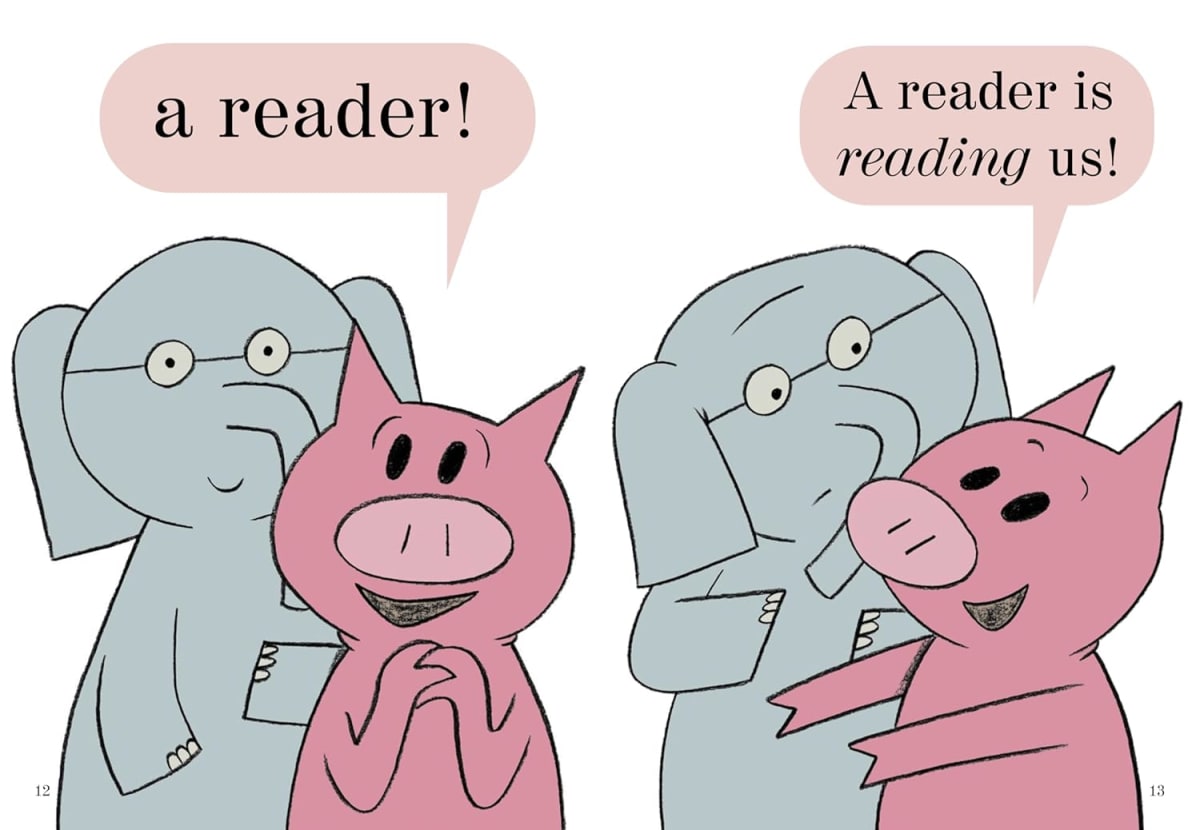 Elephant & Piggie #13: We Are In A Book!, Hardcover3