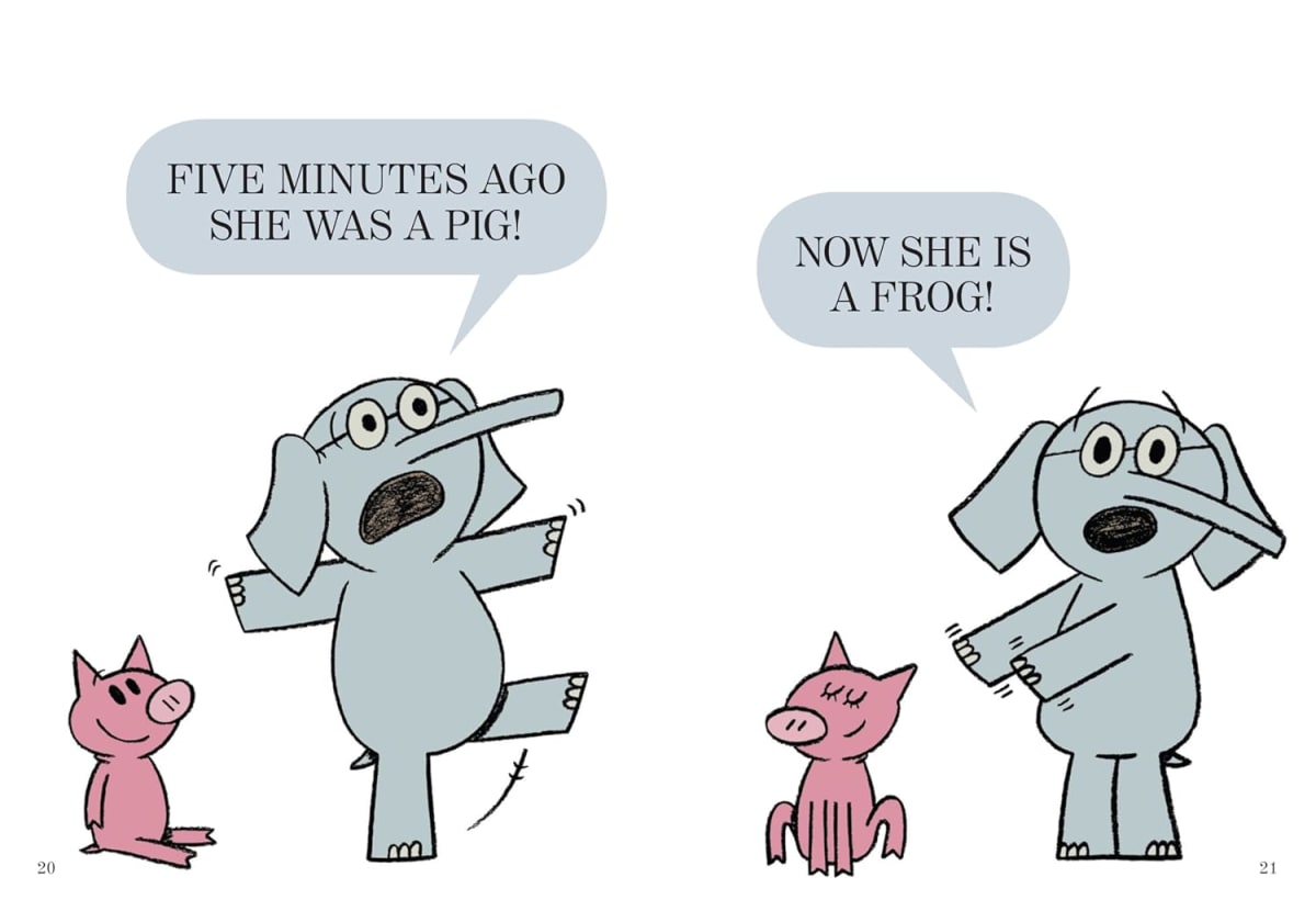 Elephant & Piggie #20: I’M A Frog!, Hardcover2