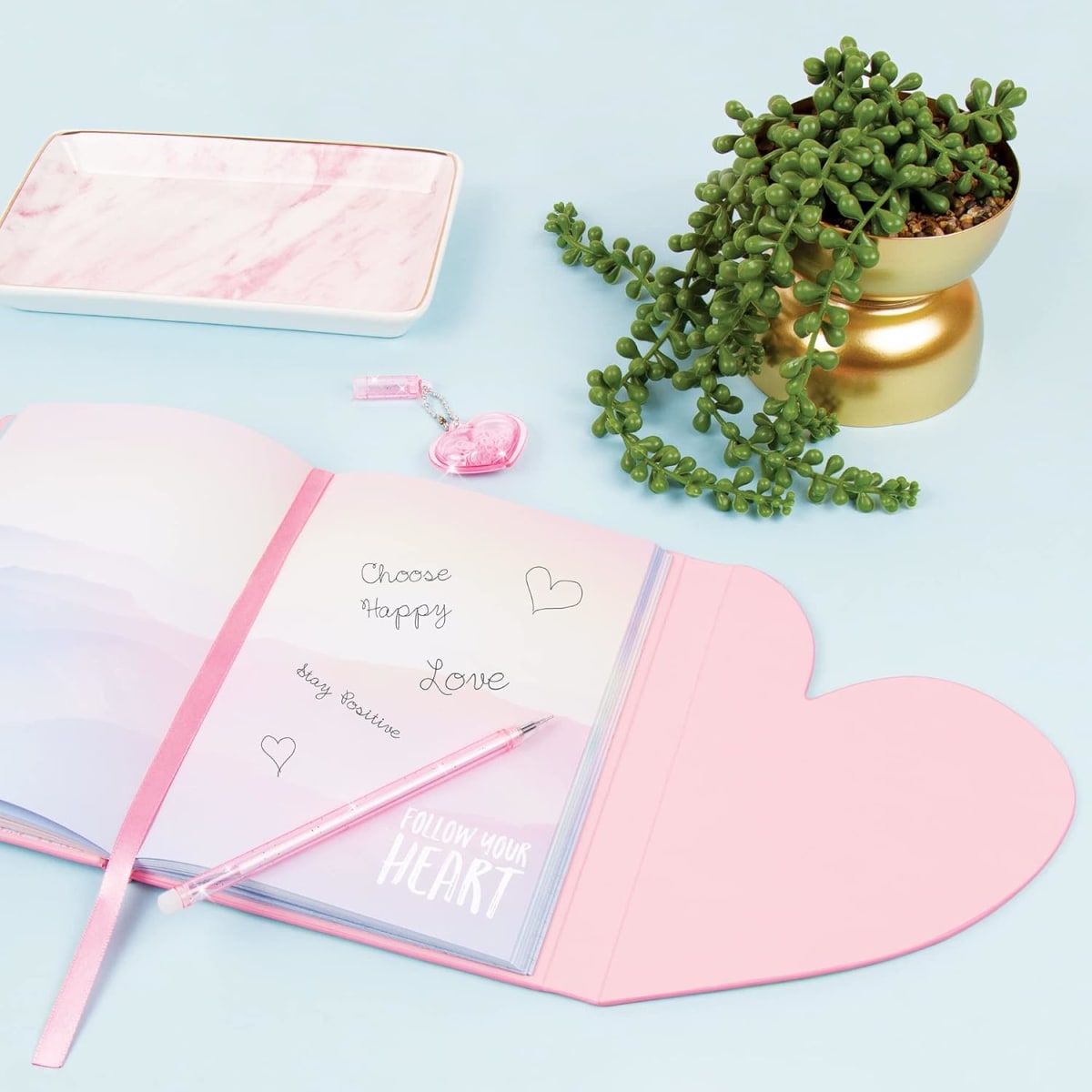 Make It Real 3C4G Follow Your Heart Journal And Pen Set, 120433