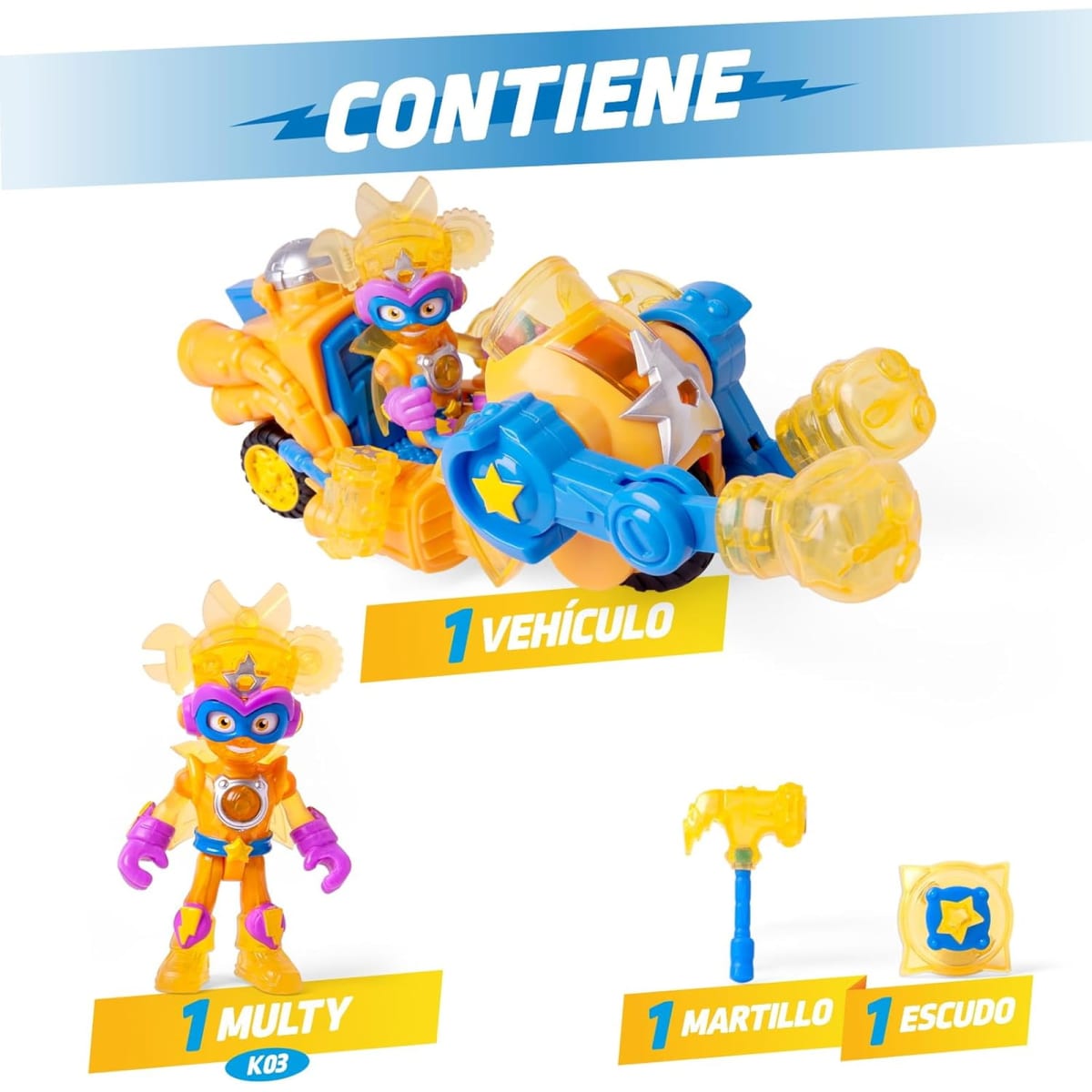Superzings Vehiculo De Combate Kid Multi Kazoom Power2