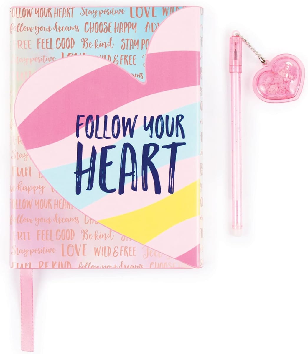 Make It Real 3C4G Follow Your Heart Journal And Pen Set, 120434