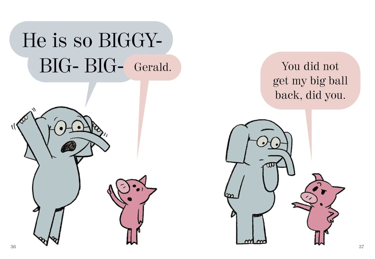 Elephant & Piggie #19: A Big Guy Took My Ball!, Hardcover3