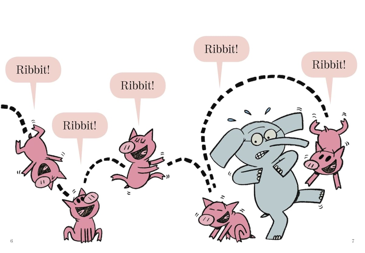 Elephant & Piggie #20: I’M A Frog!, Hardcover3