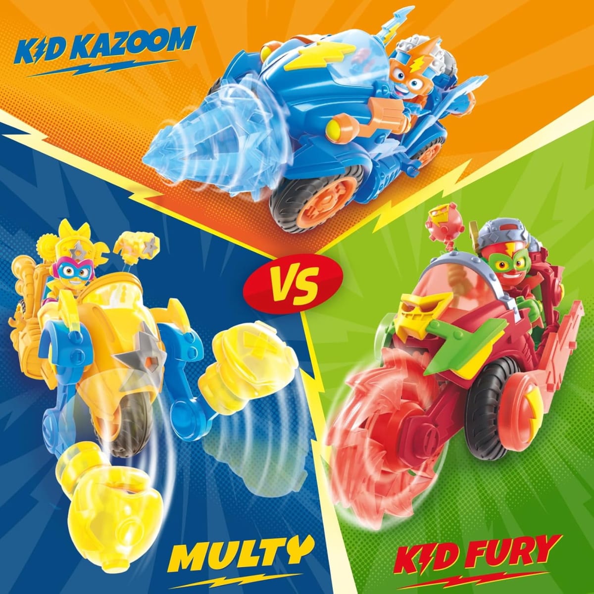 Superzings Vehiculo De Combate Kid Multi Kazoom Power8