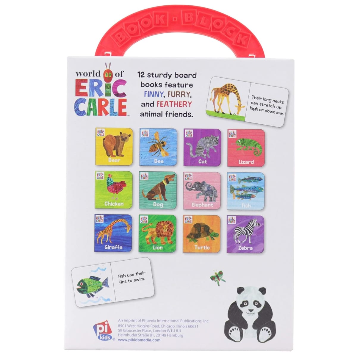 World Of Eric Carle, My First Library 12 Animal Board Book Set3