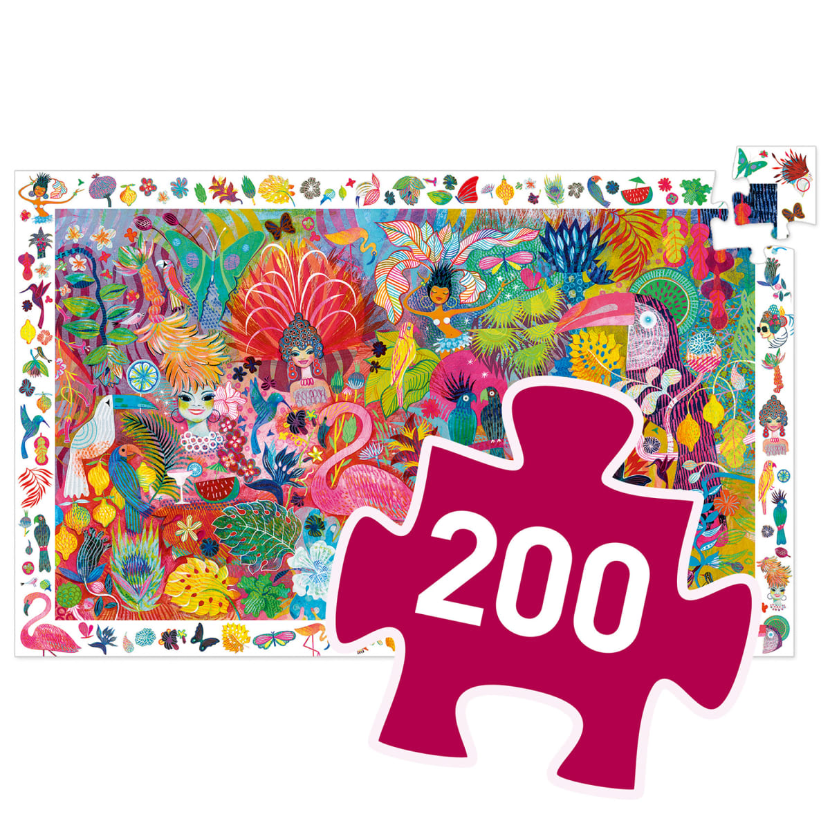 Puzzle De Observacion 200 Piezas Carnaval De Río4
