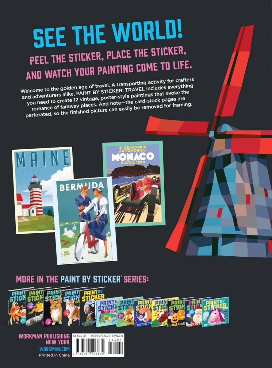 Workman Paint By Stickers / Pinta Con Stickers, Viajes7