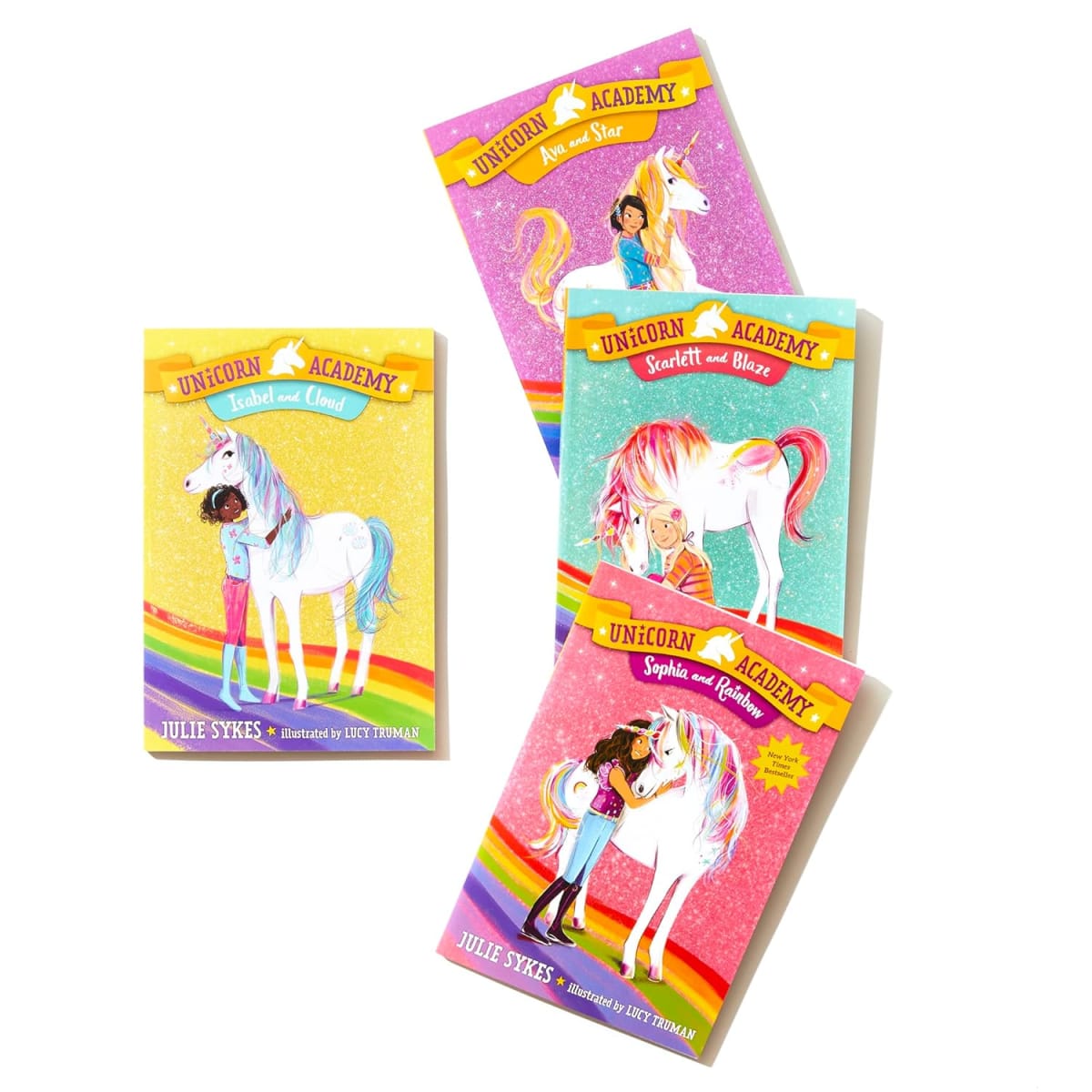 Unicorn Academy: Rainbow Of Adventure Boxed Set (Books 1-4), Tapa Blanda2