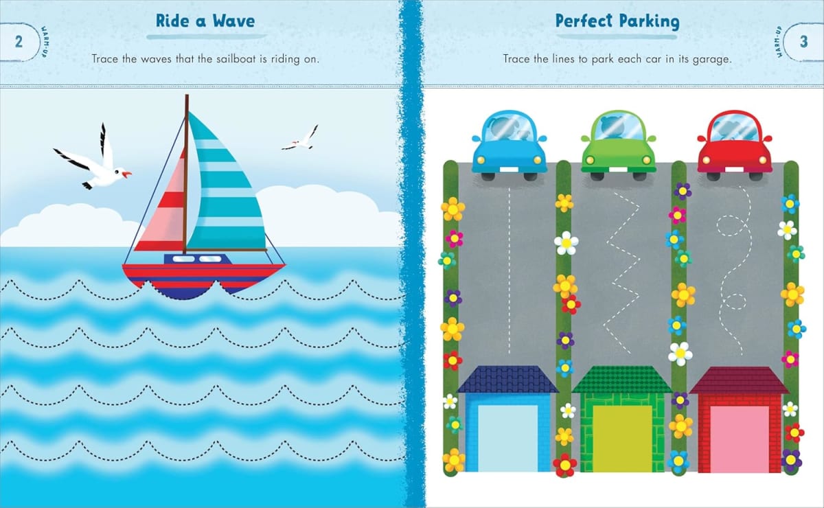 Preschool Activity Book Trucks, Cars, And Airplanes, Tapa Blanda2