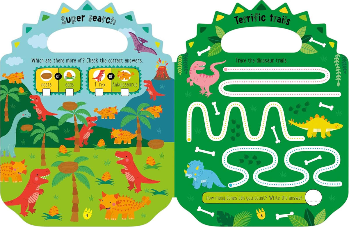 Stickers Brillantes: Mi Dinosaurio Verde Y Escamoso 1