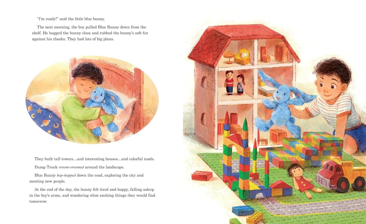 Little Blue Bunny: A Heartwarming Easter Basket Stuffer For Children, Tapa Dura4