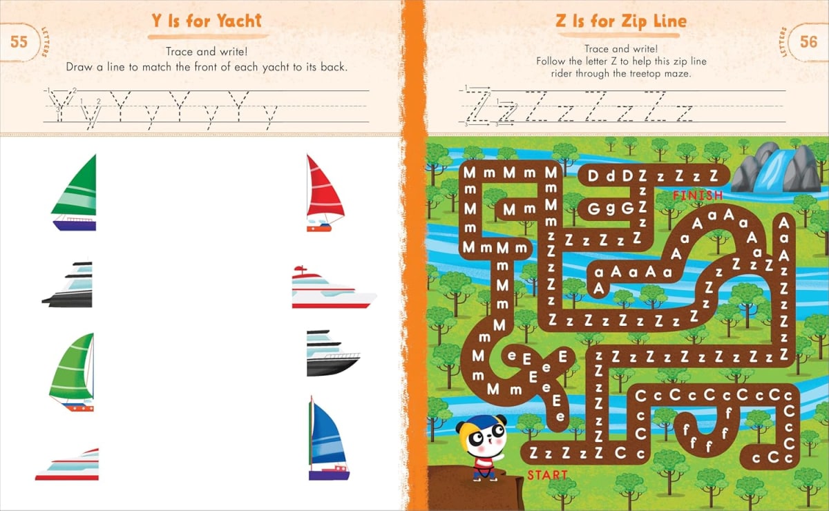 Preschool Activity Book Trucks, Cars, And Airplanes, Tapa Blanda4