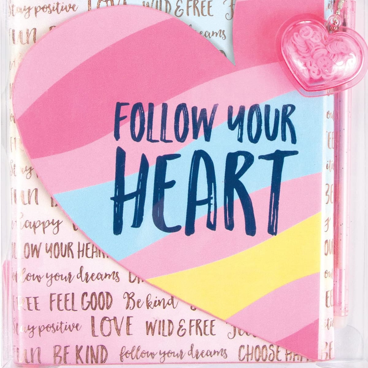Make It Real 3C4G Follow Your Heart Journal And Pen Set, 120435