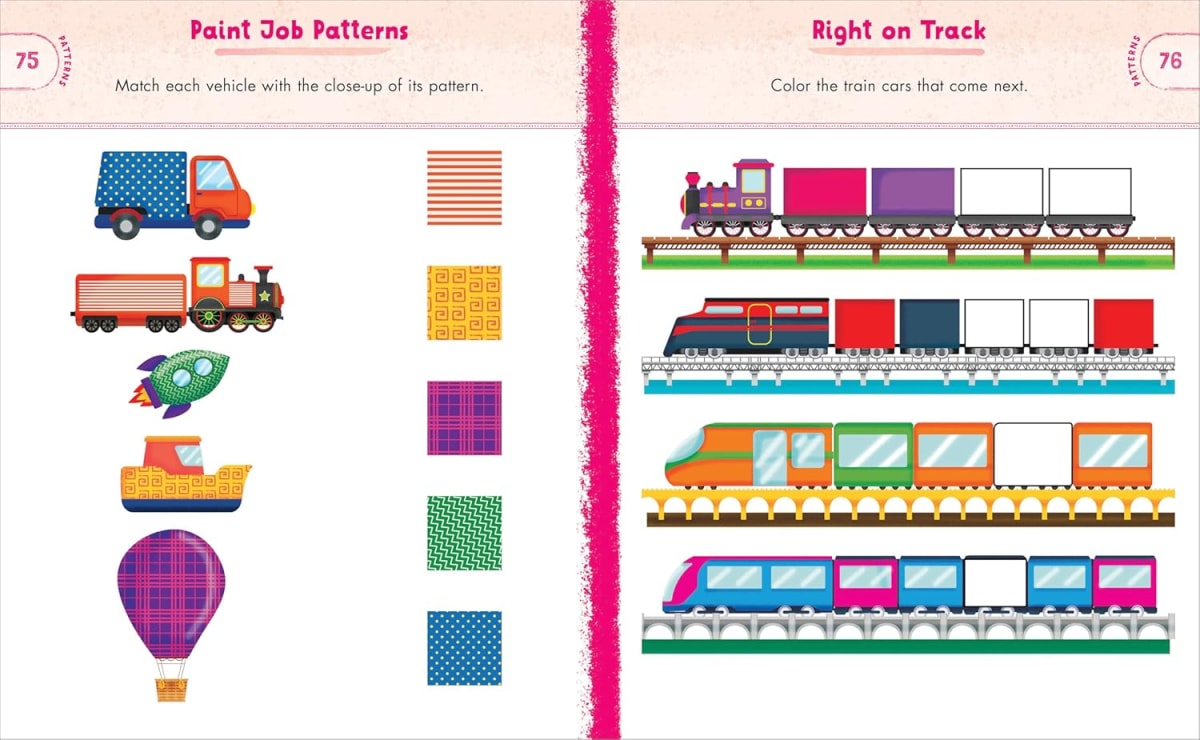 Preschool Activity Book Trucks, Cars, And Airplanes, Tapa Blanda5