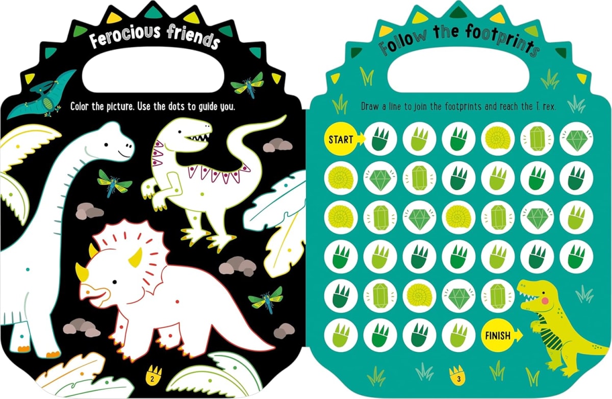 Stickers Brillantes: Mi Dinosaurio Verde Y Escamoso2