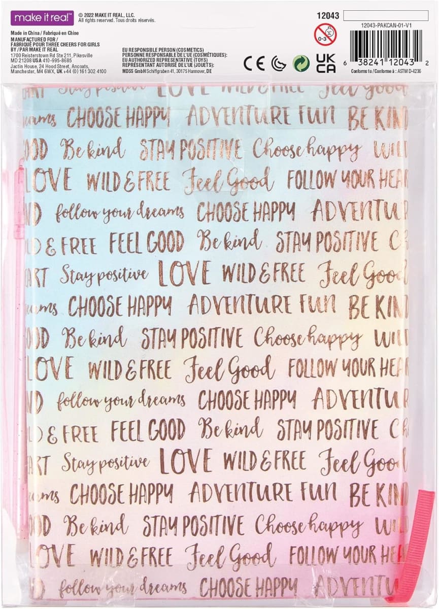 Make It Real 3C4G Follow Your Heart Journal And Pen Set, 120437