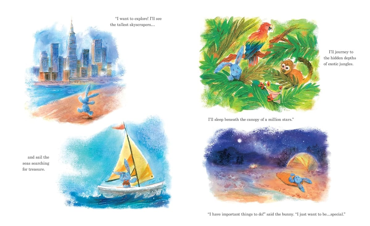 Little Blue Bunny: A Heartwarming Easter Basket Stuffer For Children, Tapa Dura7