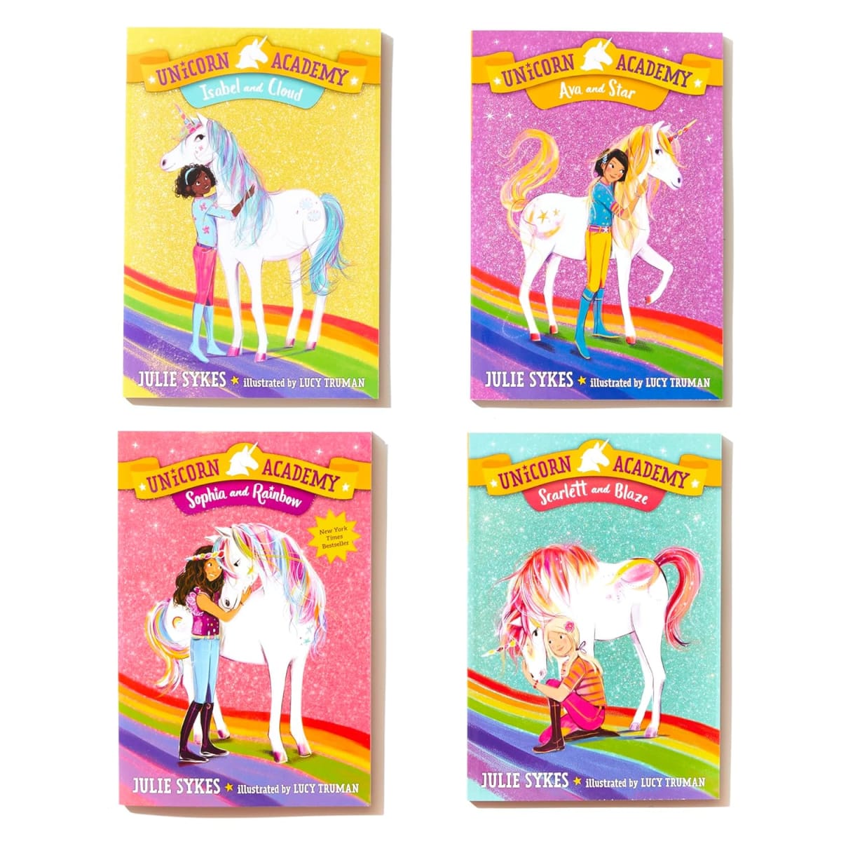 Unicorn Academy: Rainbow Of Adventure Boxed Set (Books 1-4), Tapa Blanda4