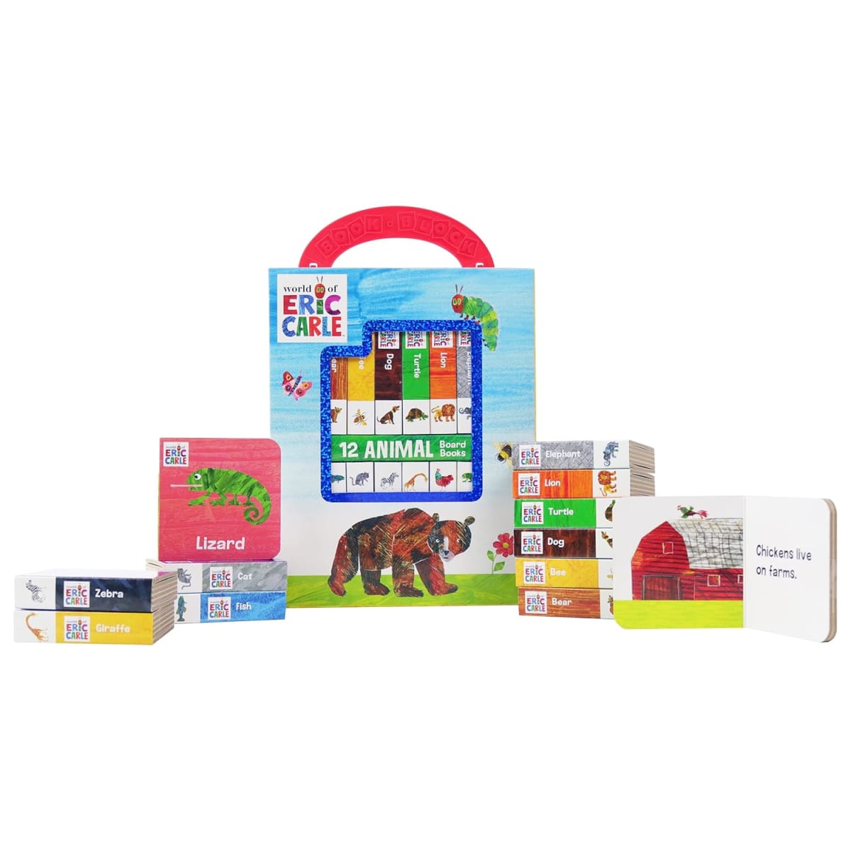 World Of Eric Carle, My First Library 12 Animal Board Book Set8