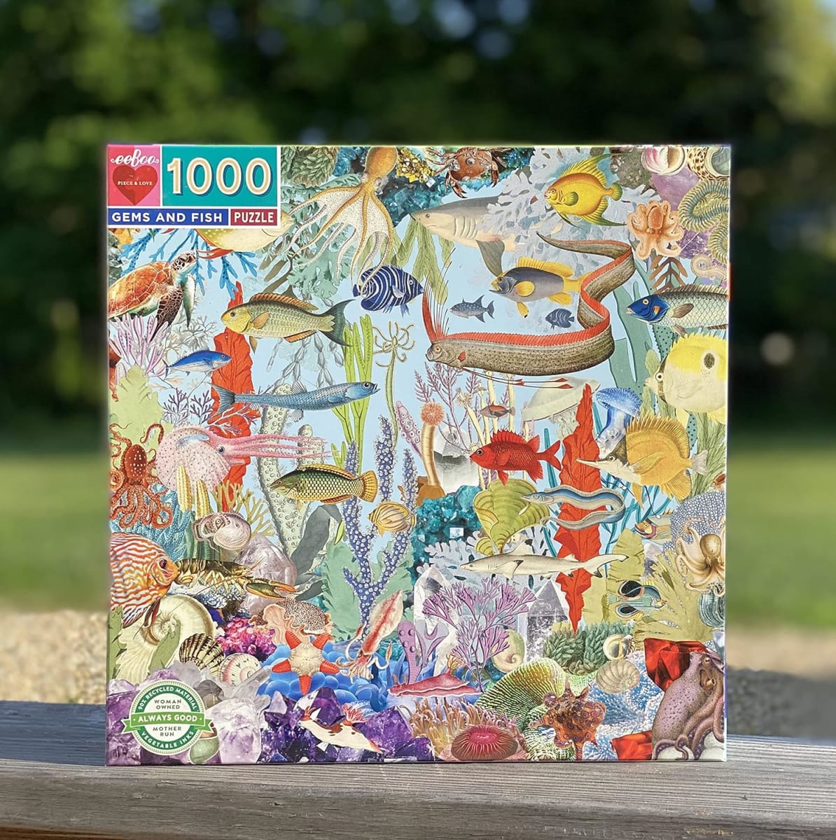 Puzzle 1000 Piezas Gemas y Peces2