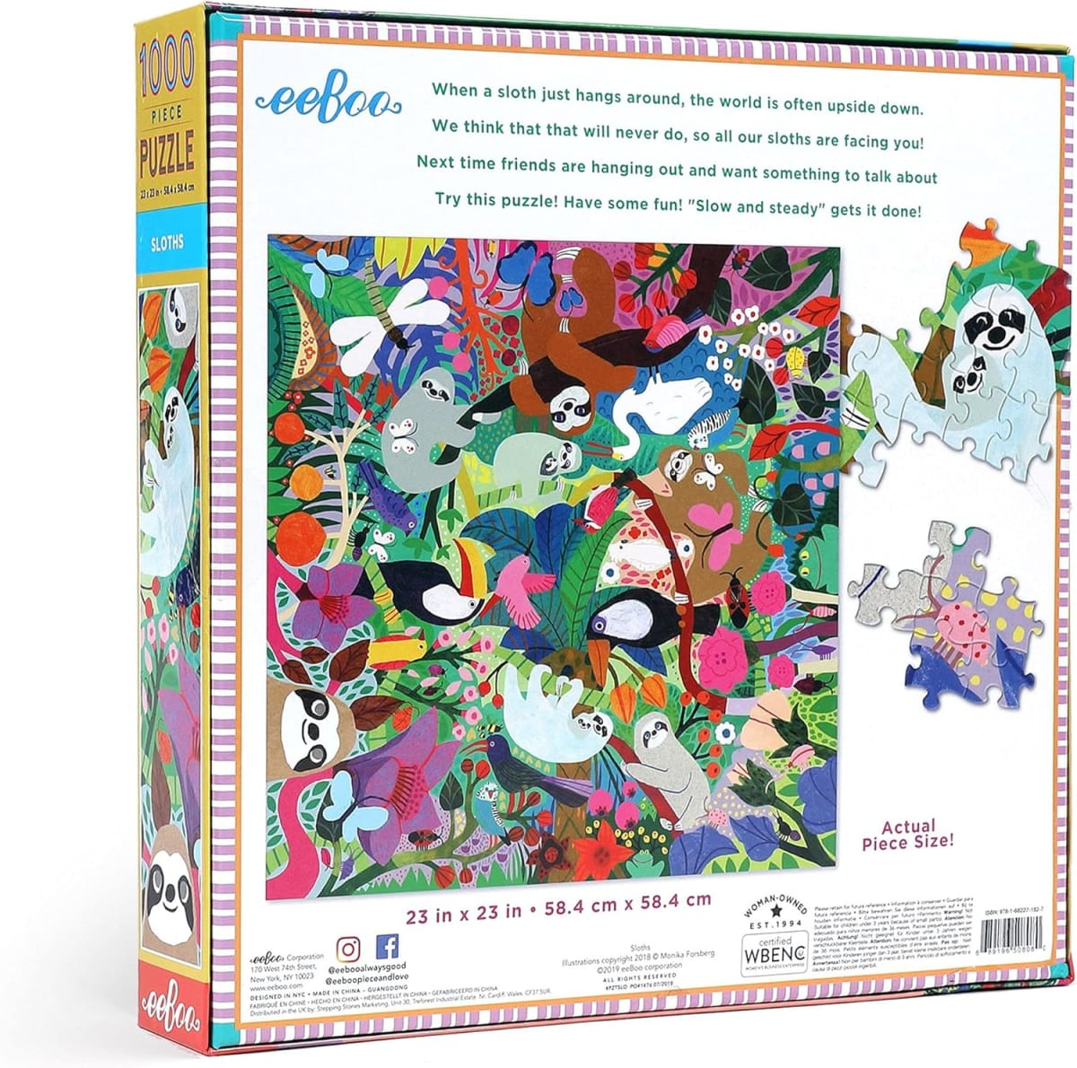 Puzzle 1000 Piezas Perezosos2