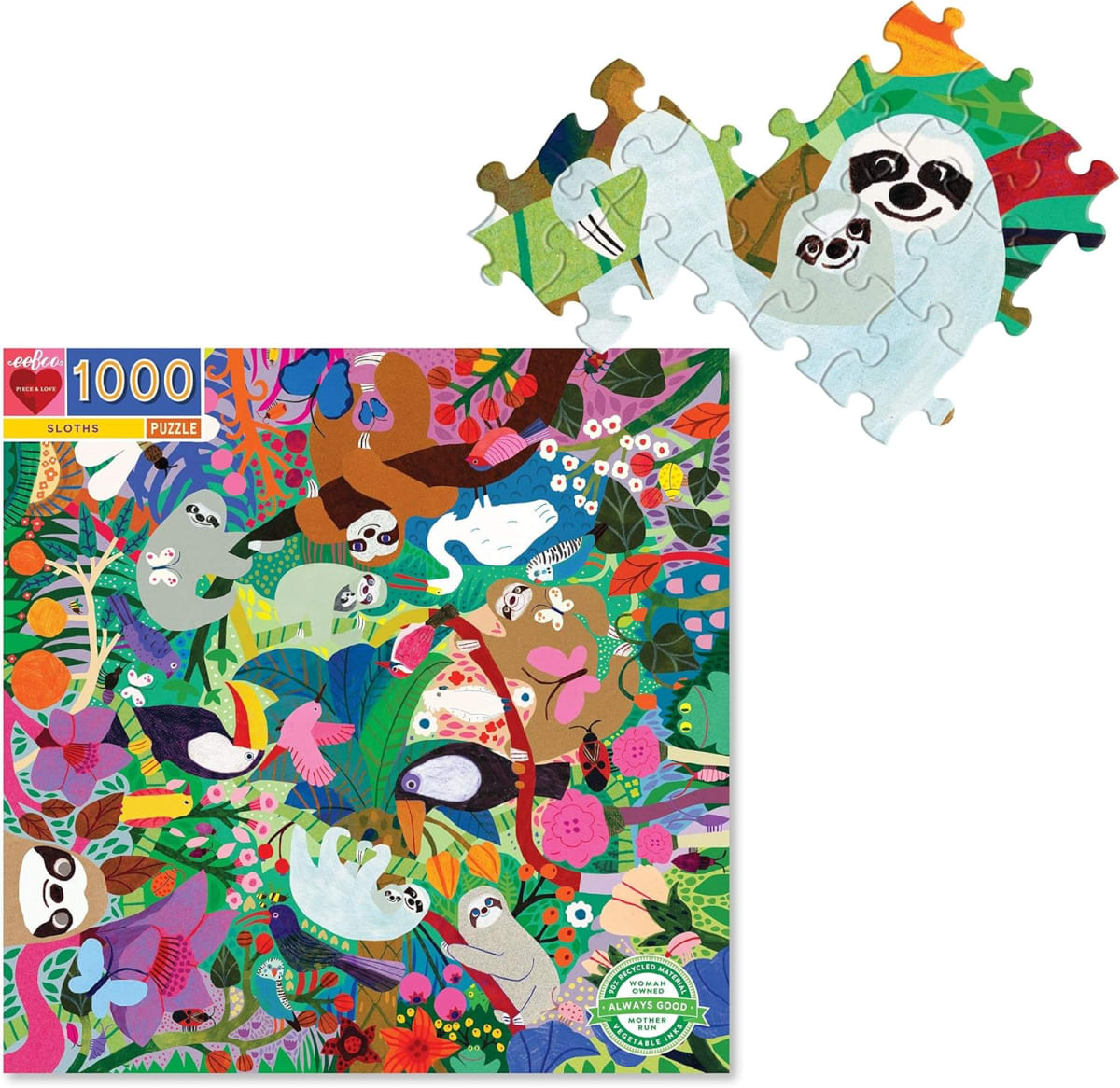 Puzzle 1000 Piezas Perezosos3