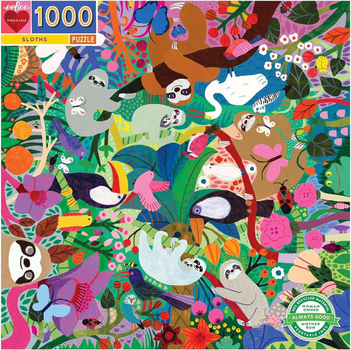 Puzzle 1000 Piezas Perezosos4