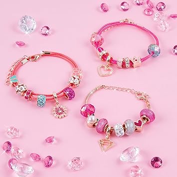 Halo Charms Bracelets Thinks Pink3