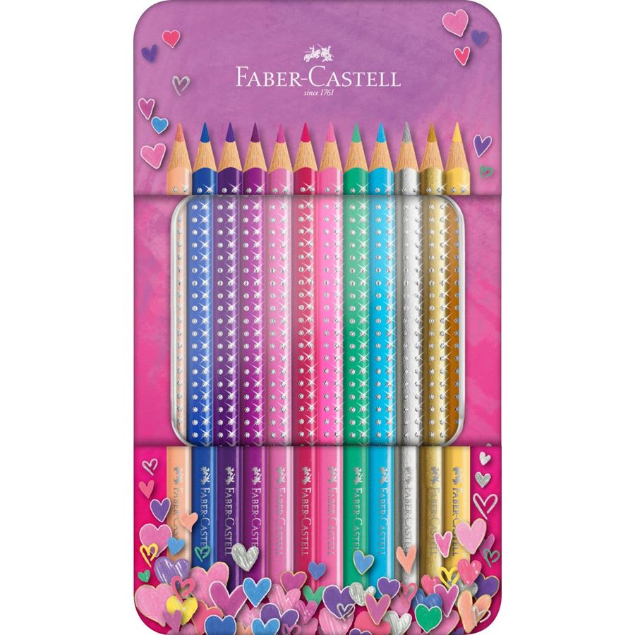 Estuche Metálico Con 12 Lápices De Color1