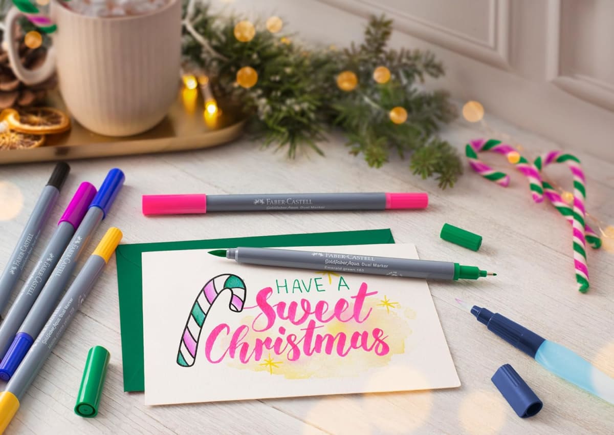 Marcador Dual Goldfaber Aqua X6 Color Graffitti2