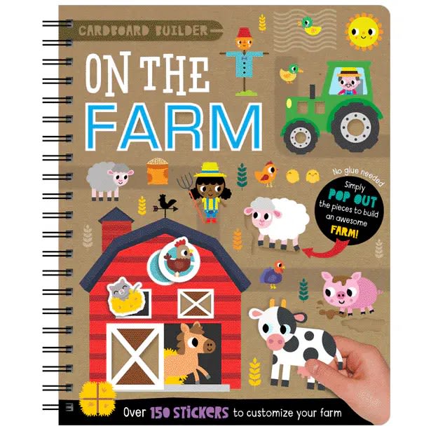 Cardboard Builder On The Farm, Contrucción Con Cartón, En La Granja1