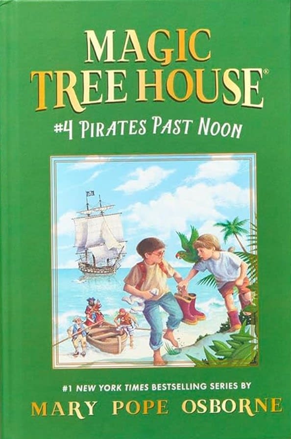 Magic Tree House #4 Pirates Past Noon, Tapa Dura1