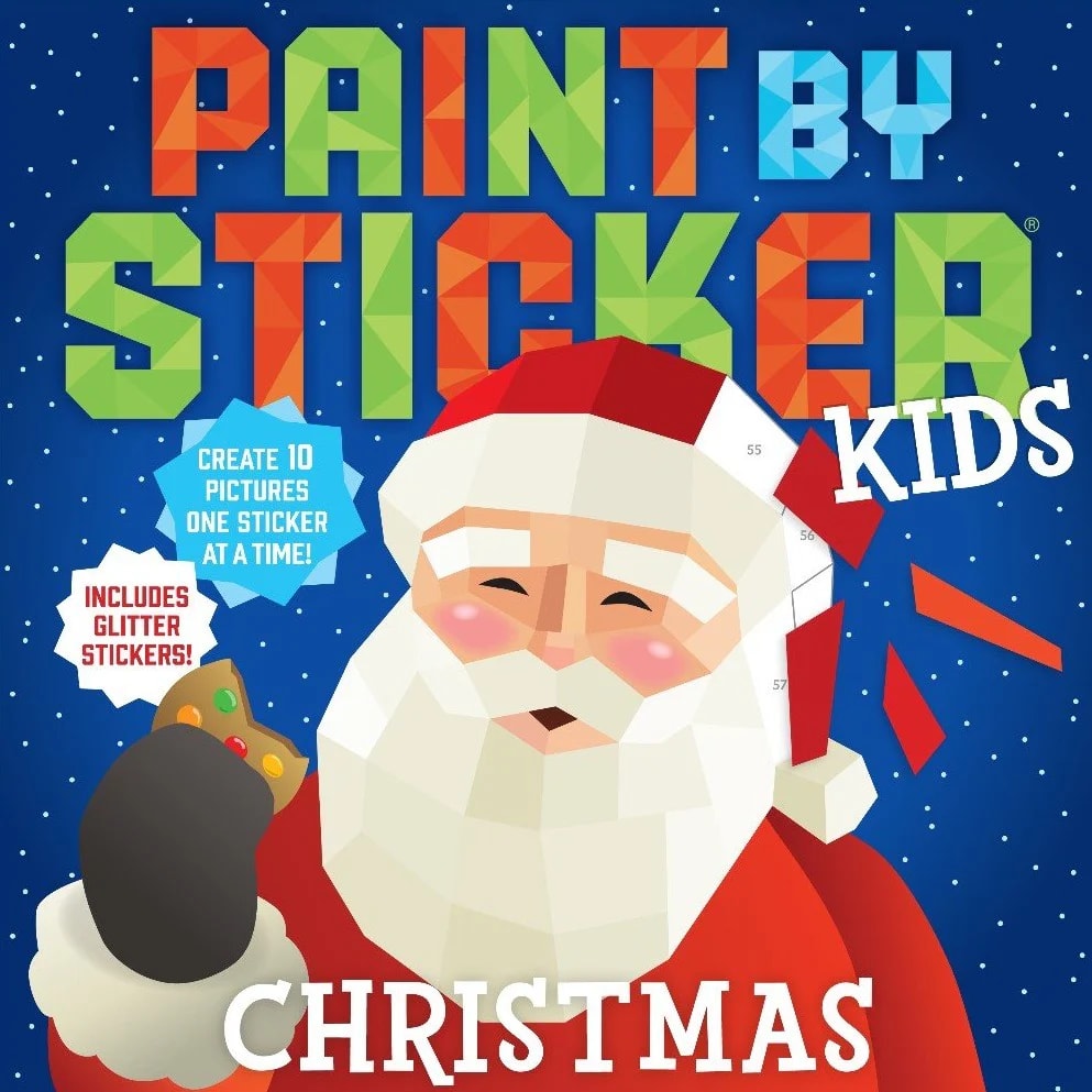 Paint By Sticker: Pinta Con Sickers, Navidad1