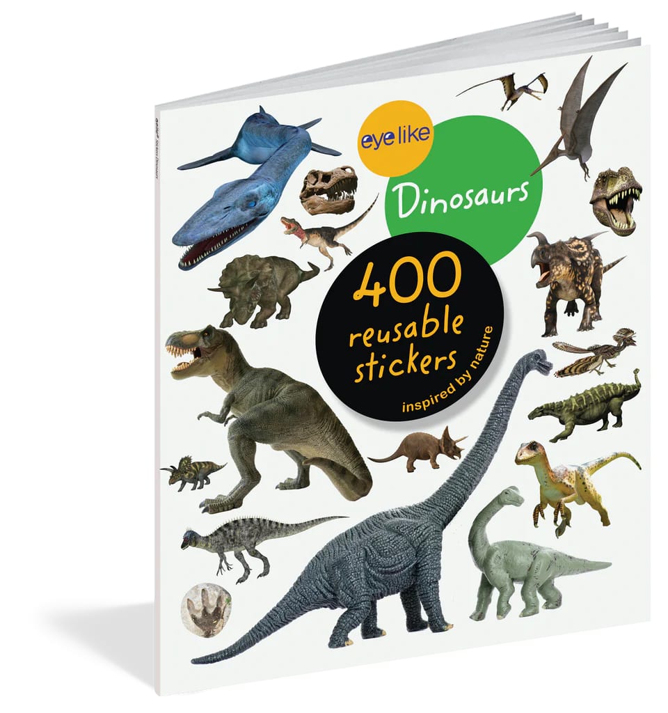 Eyelike Stickers: Stickers Reutilizables, Dinosaurios1