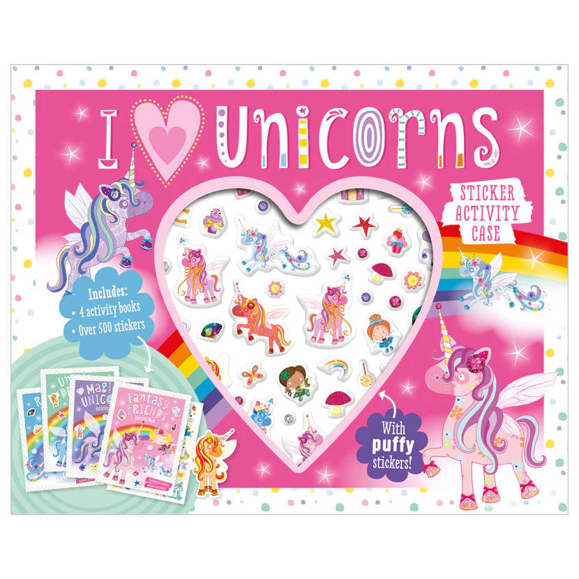 Set De 4 Libros I Love Unicorns, Amo A Los Unicornios1