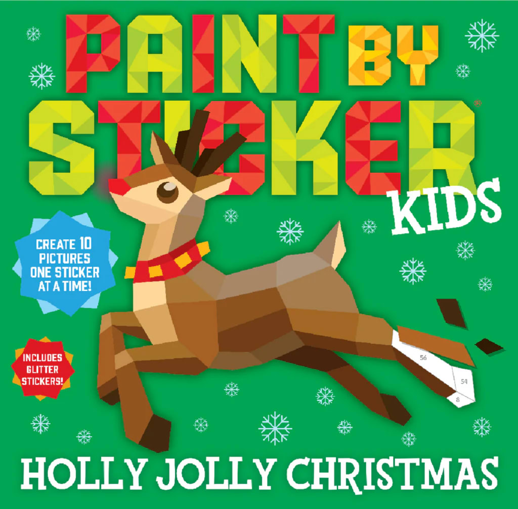 Paint By Sticker: Pinta Con Stickers, Santa Navidad1