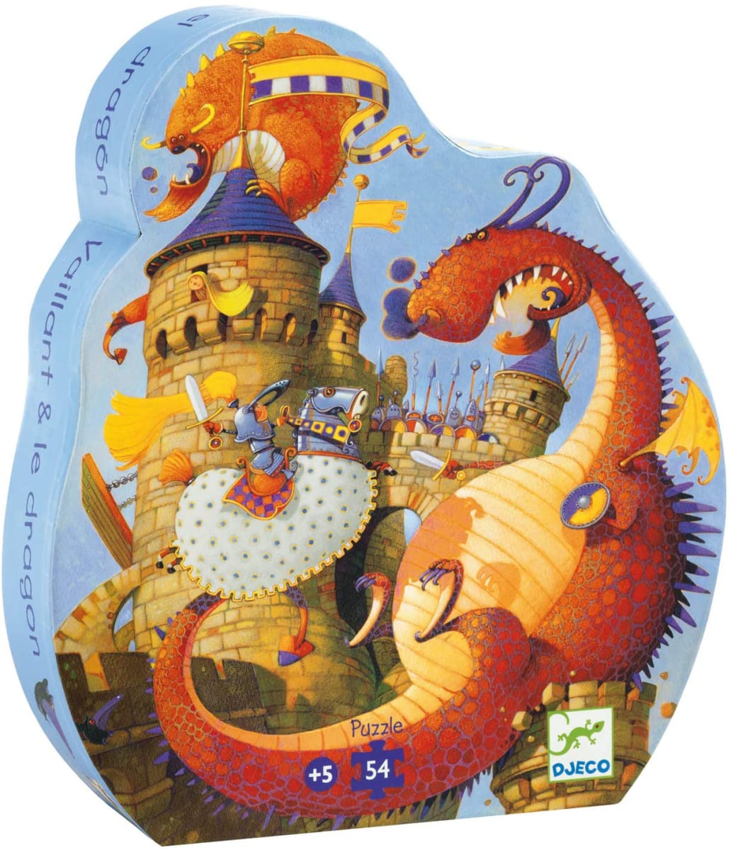 Puzzle 54 Piezas El Caballero Y El Dragón3
