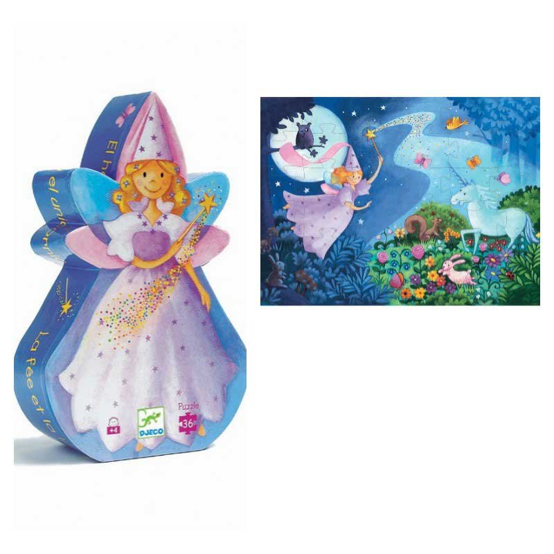 Puzzle 36 Piezas Hada Y El Unicornio2