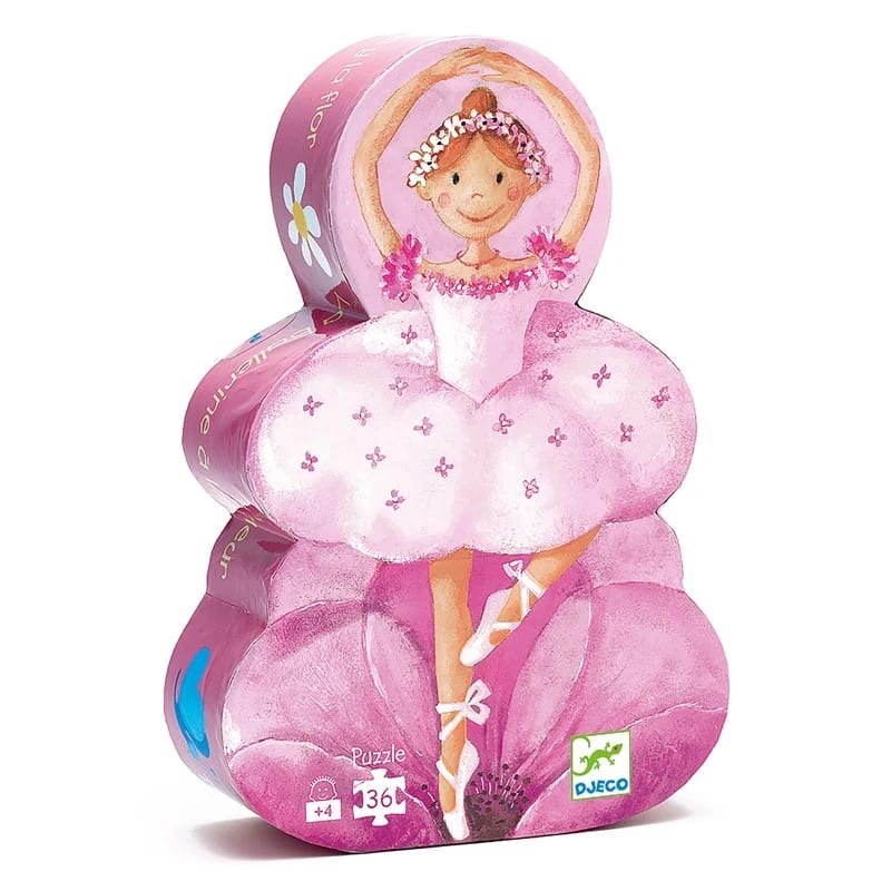Puzzle 36 Piezas La Bailarina Con La Flor1