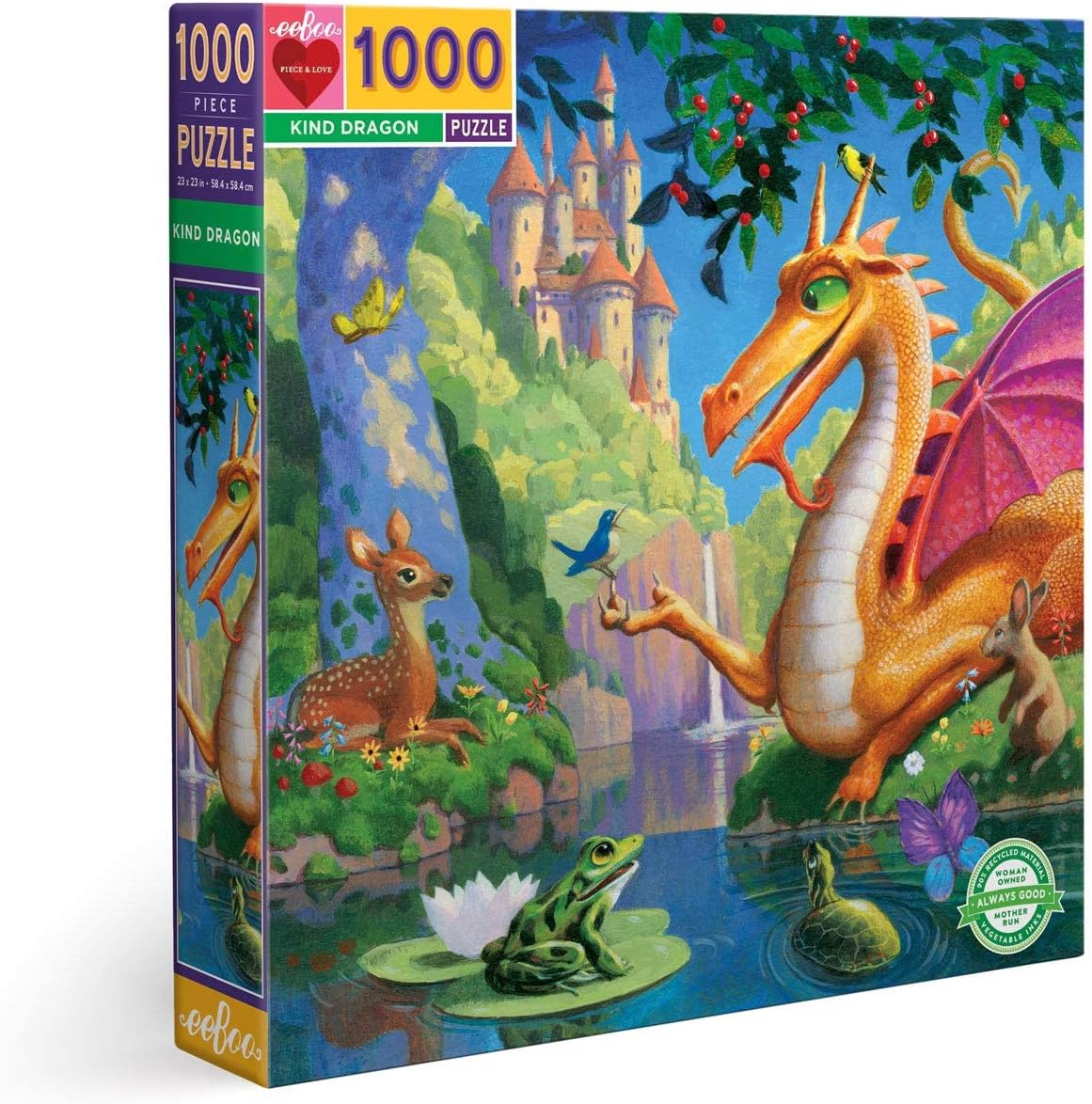 Puzzle 1000 Piezas Dragón Amable2