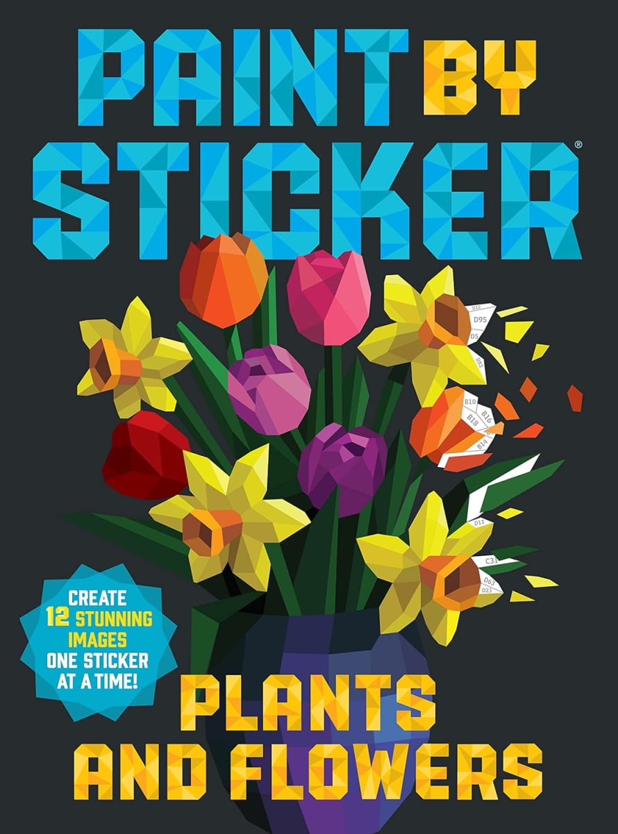Workman Paint By Stickers / Pinta Con Stickers: Plants And Flowers7