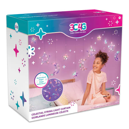 Make It Real 3C4G Celestial String Light Curtain, 180181