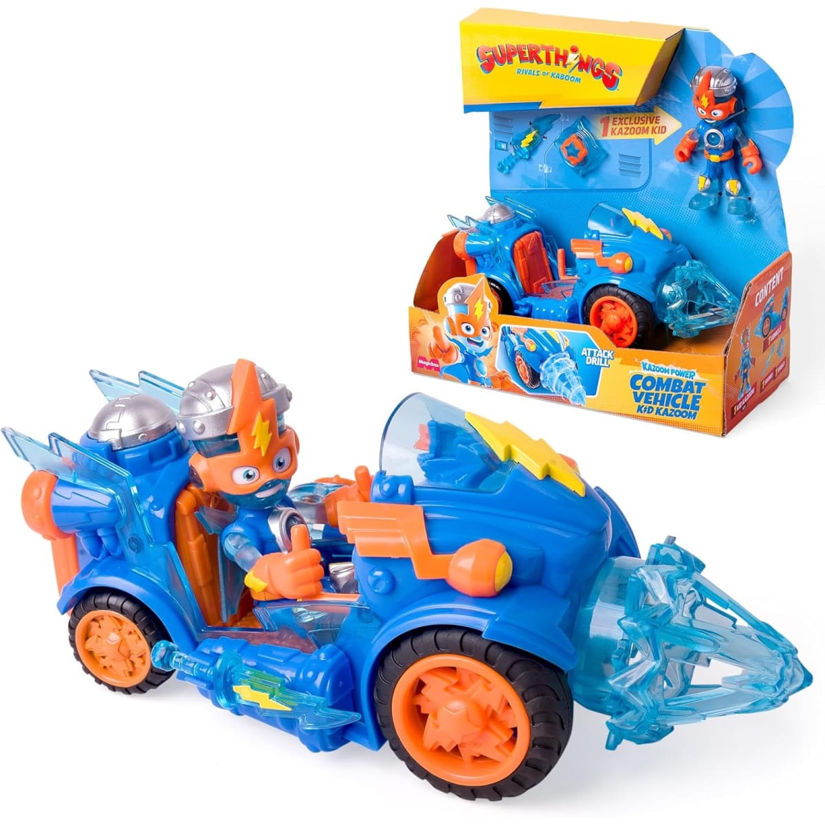 Superzings Vehiculo De Combate Kid Kazoom Kazoom Power8