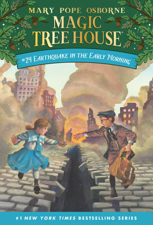 Magic Tree House # 24 Earthquake In The Early Morning, Tapa Blanda1