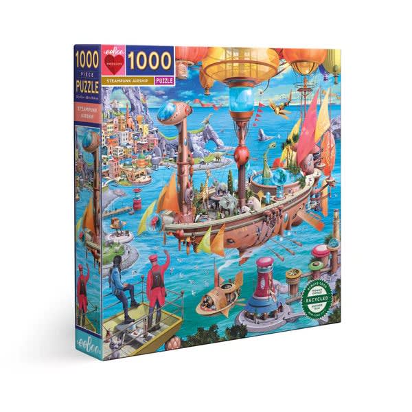 Puzzle 1000 Piezas Steampunk Airship1