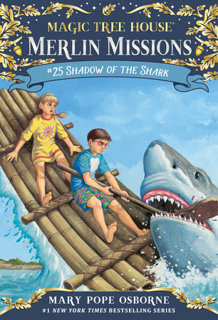 Merlin Missions #25 Shadow Of The Shark, Tapa Blanda1