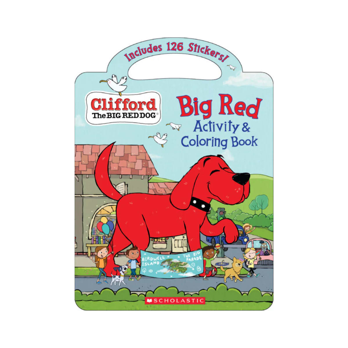 Big Red Activity & Coloring Book (Clifford The Big Red Dog), Tapa Blanda1