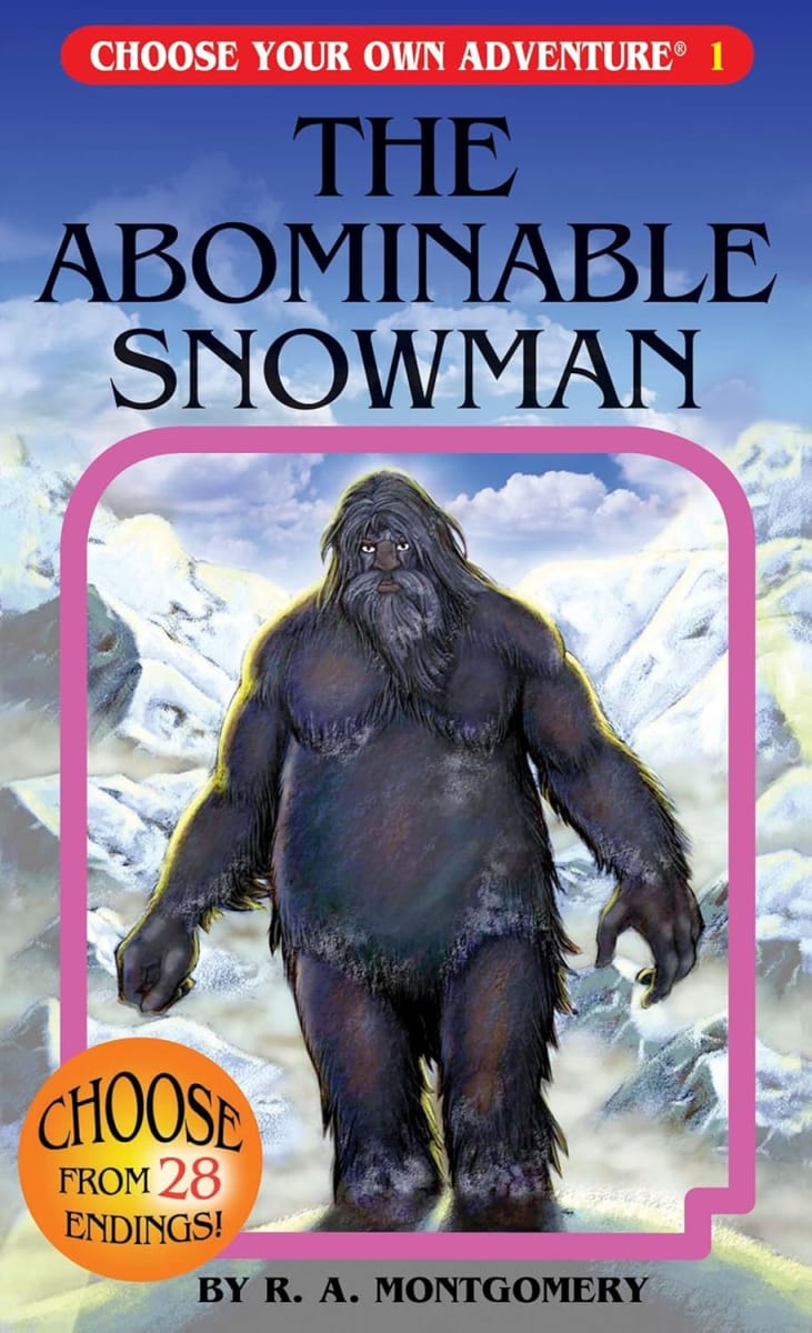Choose Your Own Adventure #01 The Abominable Snowman, Tapa Blanda1